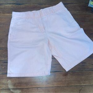 GAP Women's Pink boyfriend roll up khakis Shorts